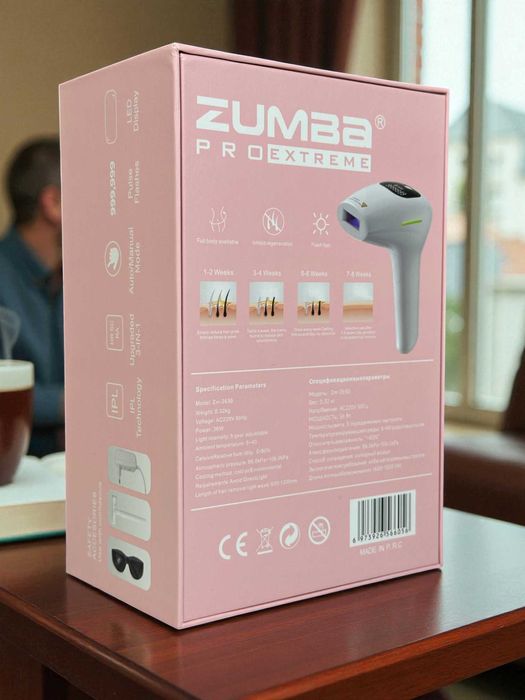 Фотоэпилятор лазерный ZUMBA, с эффектом охлаждения для всего тела