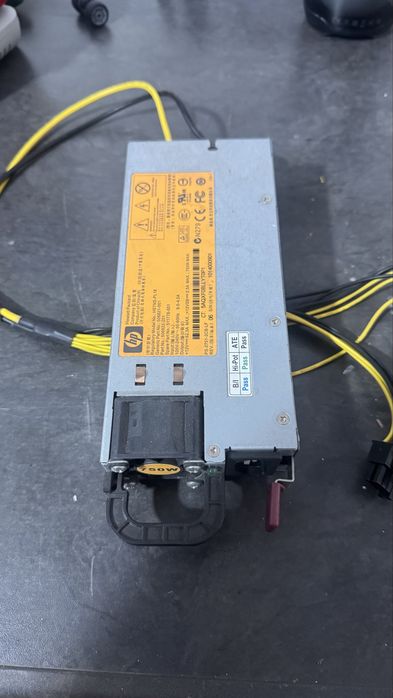 Sursă server HP 750W  12V 62.5A | Benzi LED, camere, proiecte 12V