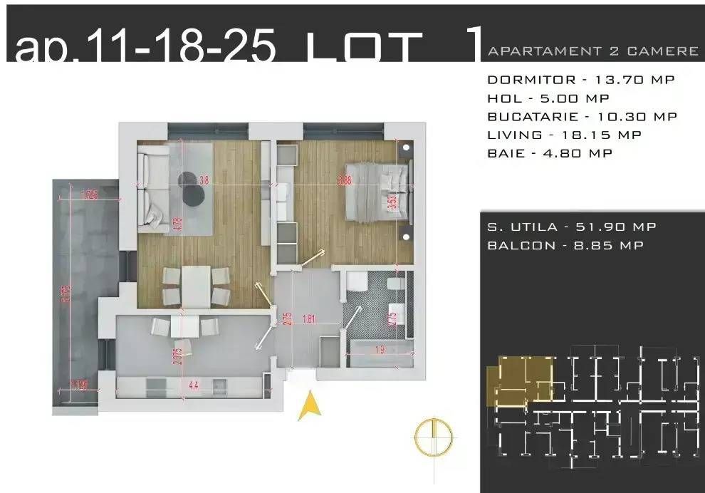Parcare Gratuita Apartament 2 Camere Bucatarie Inchisa Metrou Teclu