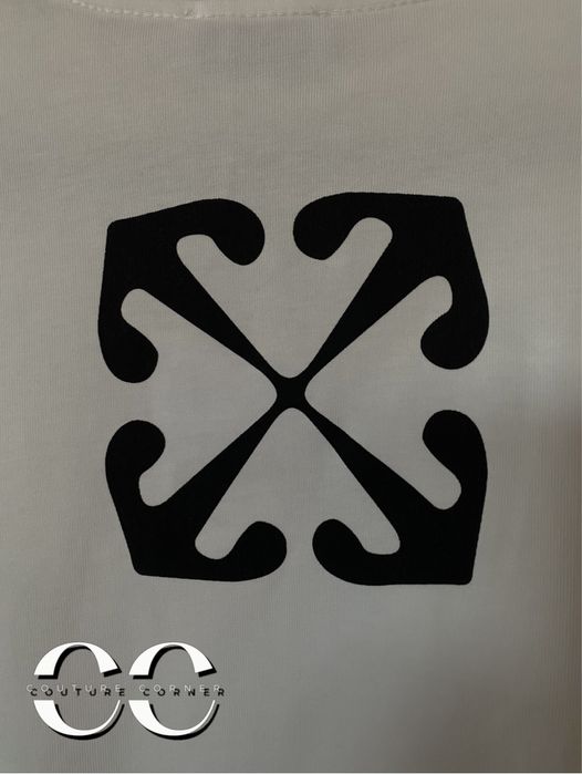 Tricou OFF-White • Calitate TOP •  Blurred Mary Skate S/S • Cod QR