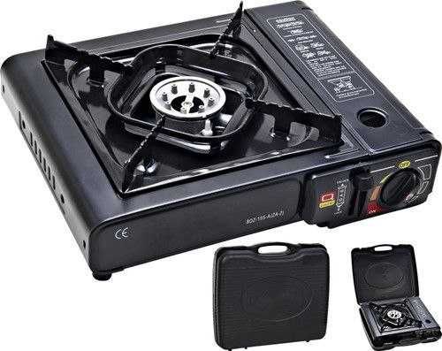 ГАЗОВАЯ ПЛИТА В ЧЕРНОМ ЦВЕТЕ-34 см Для пикника Доставка бесплатно