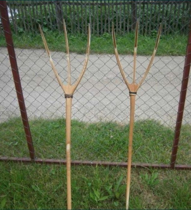 Furca furci lemn diferite dimensiuni