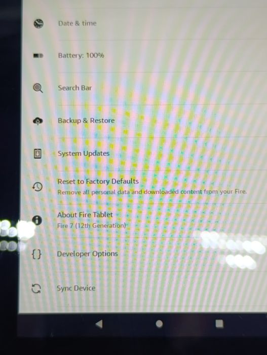 Tableta 7 inch Amazon fire 7 gen 12 cu 2gb ram și 32 intern