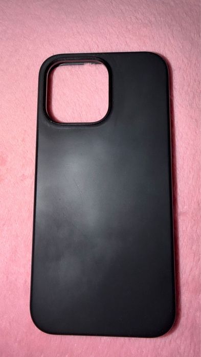 vand husa neagra iphone 15 pro max silicon cu magsafe