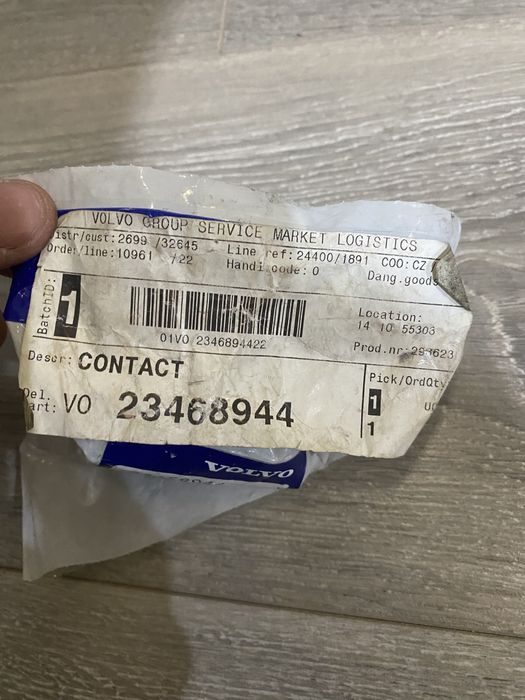 Новые датчики на Volvo fm4