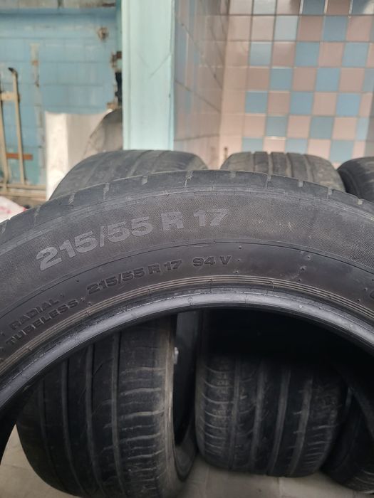 Продам  летние шины Continental  215/55/17