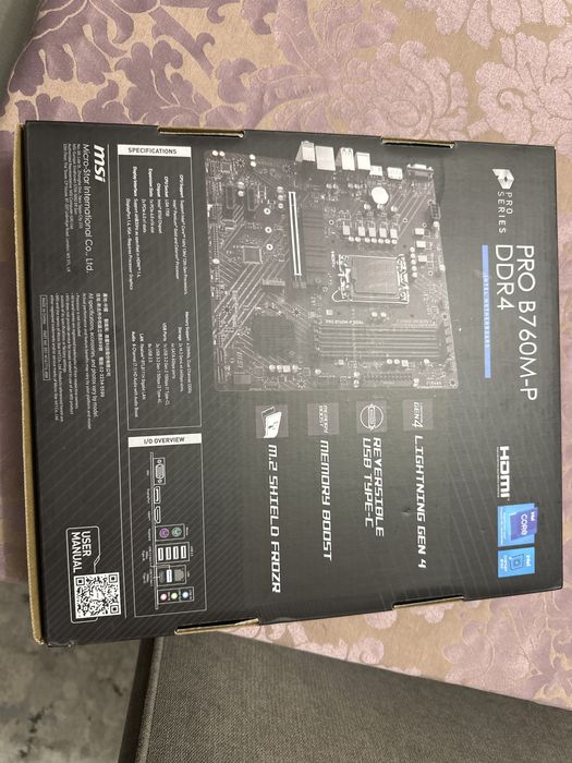 Placa de baza Asus pro B760 M-P DDR4 nefolosita