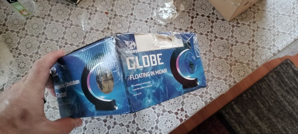 Glob pământesc magnetic plutitor cu LED