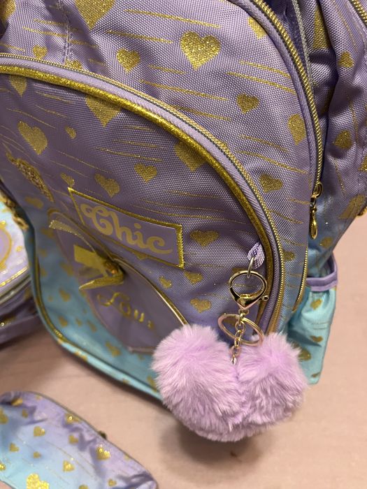 Set ghiozdan cu roti din silicon