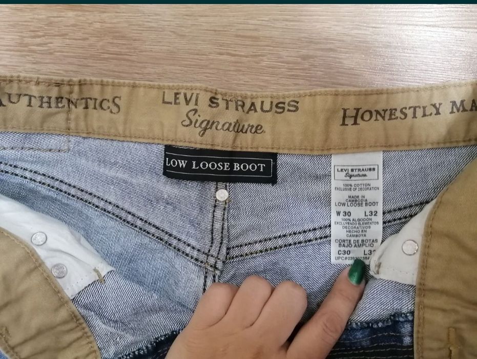 Фирменные джинсы Levis Strauss