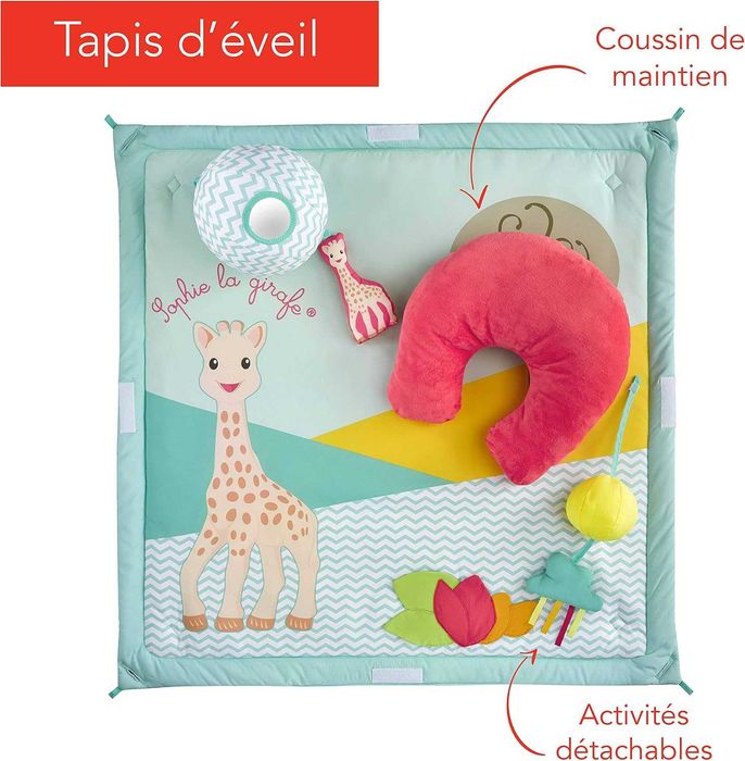 СОФИ ЖИРАФЧЕТО Палатка Tipi / матраче за игра Sophie La Girafe
