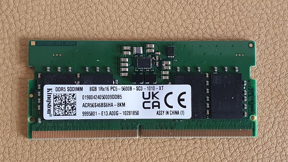 Kingston 2x8 GB (16GB) 5600mhz DDR5 SODIMM