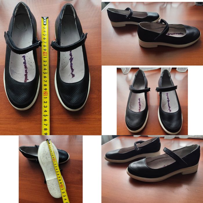 Туфли кожаные 34 размера "Юничел"