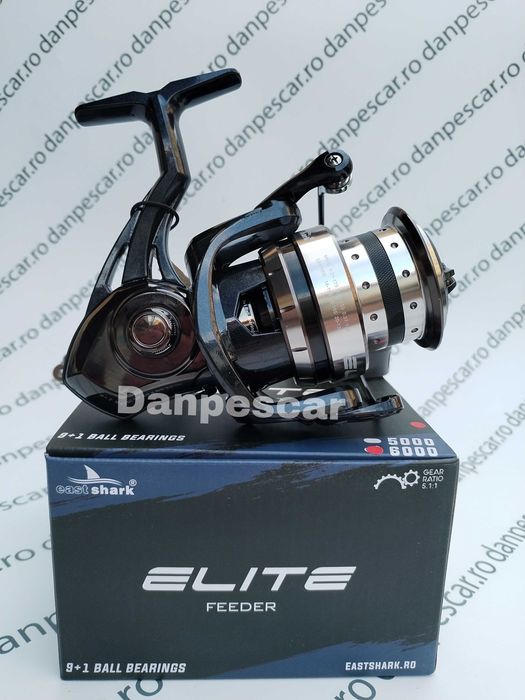 SET 4 Mulinete EastShark ELITE 6000 FEEDER si CRAP cu 10 rulmenti