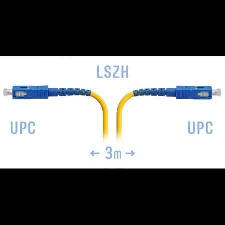 Патчкорд оптический SC/UPC SM 3 метра