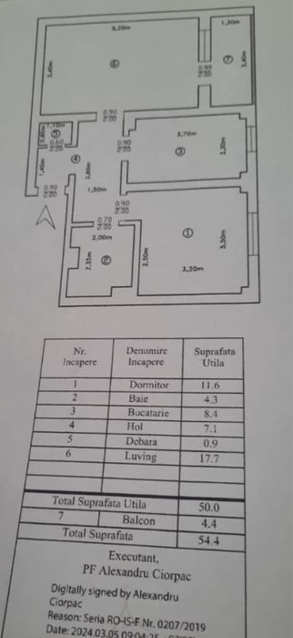 Apartament 2C decomandat