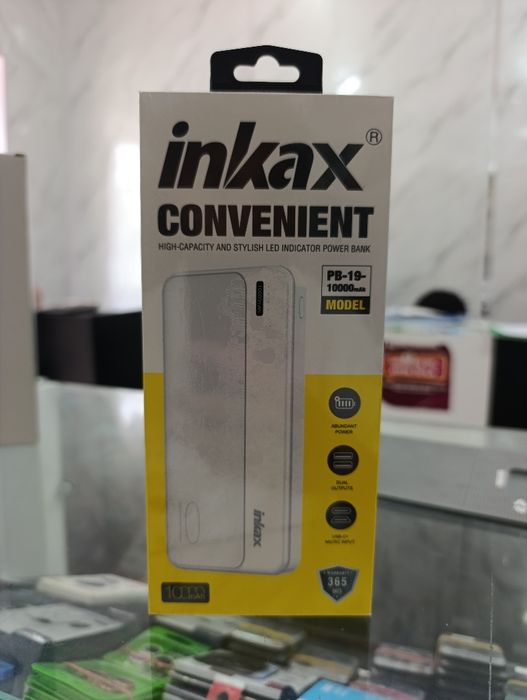 Inkax Convenience PB-19 Model Power bank sotiladi..!