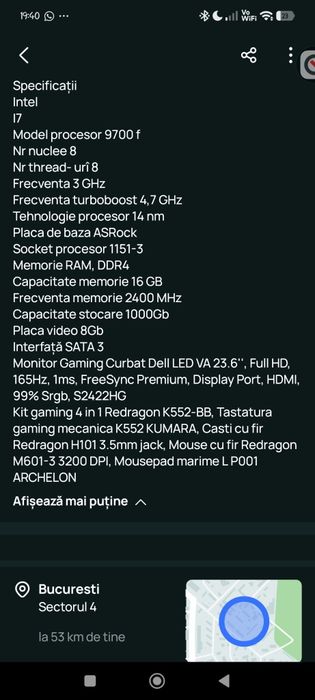 Vand calculator gaming cu tot ce se vede in poze.