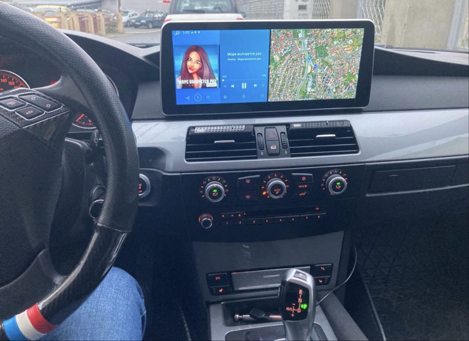 Display Android 12.3” BMW E60/E61/E63/E64 2007-2011 CCC | CarPlay Wireless | Snapdragon | 2400x900