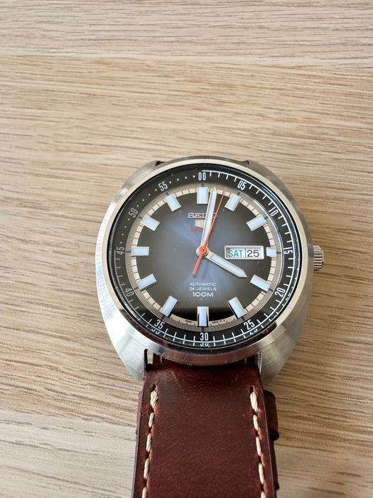 Seiko 5 Sports SRPB23K1 Automatic – model rar retro 70s – 4R36