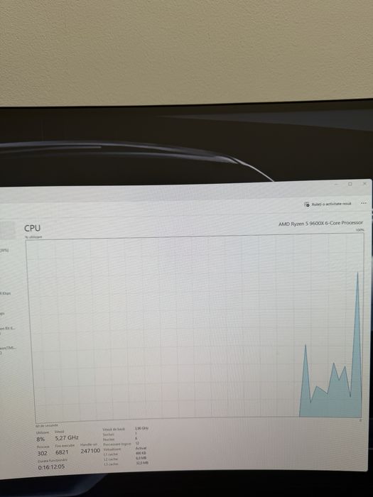 Placa de baza B650 ax V2 si procesor ryzen 5 9600x