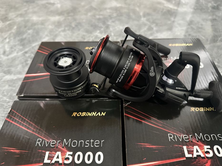 Set 4 mulinete Robinhan River Monster LA5000 – noi, în cutii originale