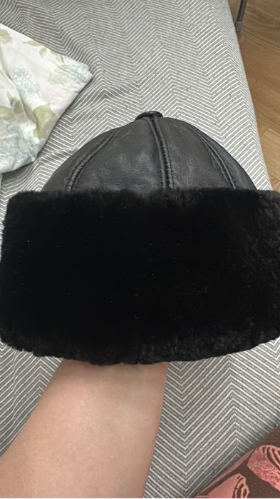 Тюбетейка кожаная новая