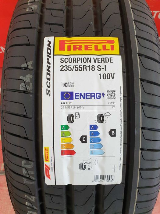 1 anvelopa de vara - 235/55/18 - pirelli - noua - seal inside dot 2021