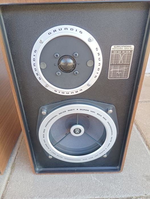 Професионални колони с усилвател GRUNDIG, SUPER HIFI Box 550.