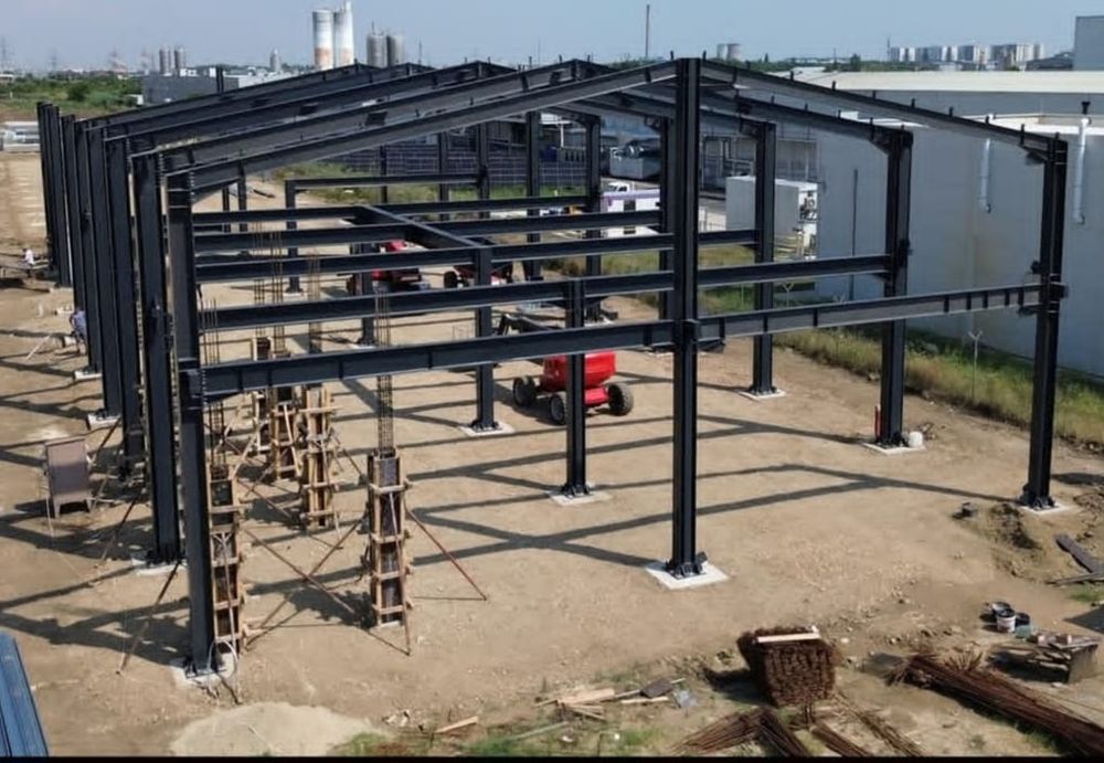 Vand hală metalică conform proiectului dvs lucrăm fără avans