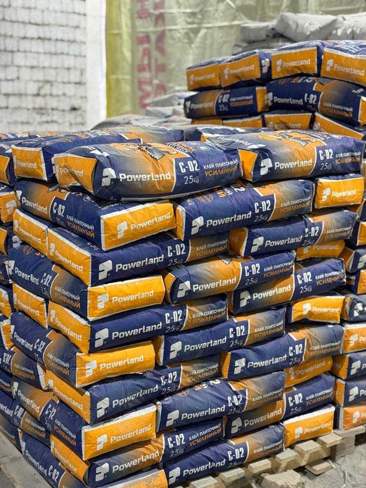 Кафелный клей усиленный с доставкой kafel kley 35 000 сум