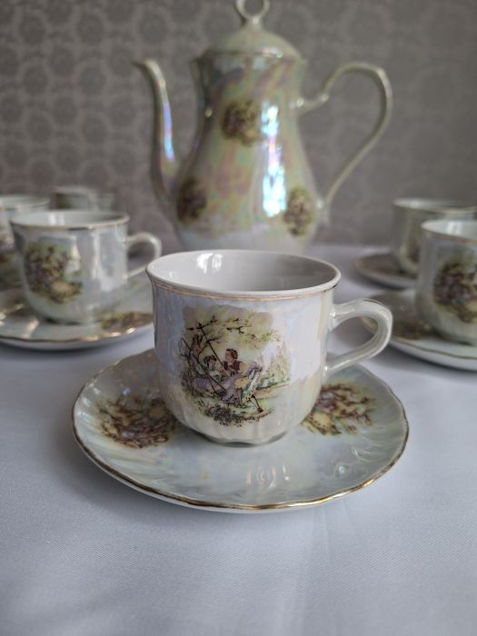 Кофейный сервиз, фарфор