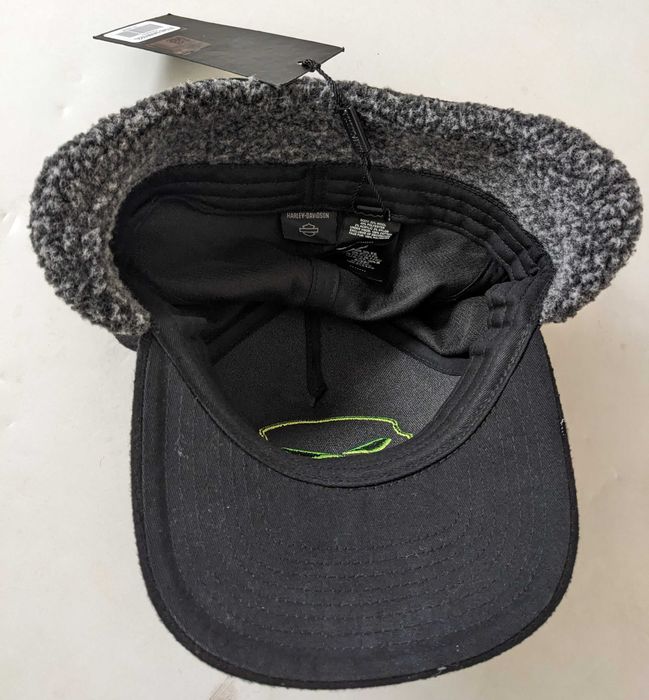Harley Davidson Scull Fleece  Winter мъжка зимна шапка от Сащ