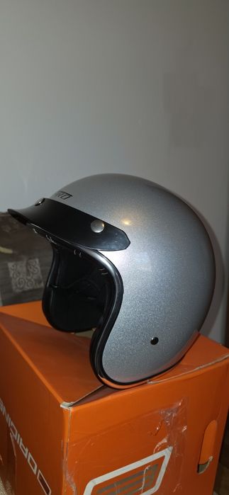 Casca moto scuter Apro Boston gri mărime XL noua