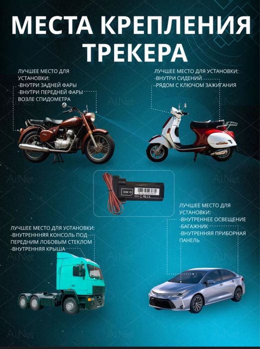 GPS трекер, GT-02