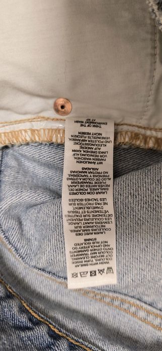 .  Нови със етикет.  Дамски оригинални къси панталонки дънкови.  ASOS DENIM