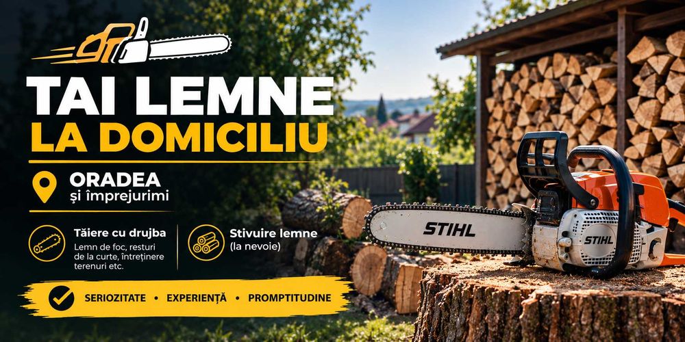 Taiat lemne la domiciliu