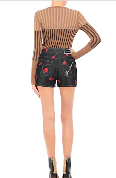 100% оригинални къси дънкови панталонки Versace