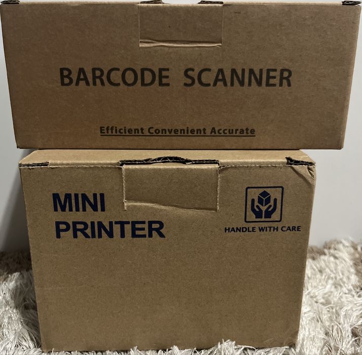 Принтер для чеков, сканер.