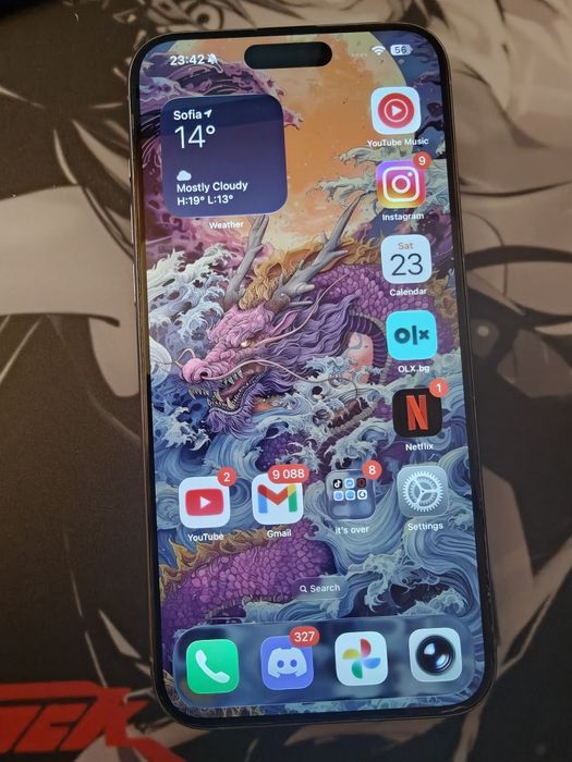 Телефон Iphone 15 pro max 512gb natural titan