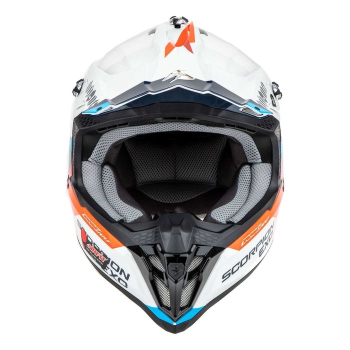 Toп Цена Мотокрос Каска SCORPION VX-16 EVO AIR ROD WHITE