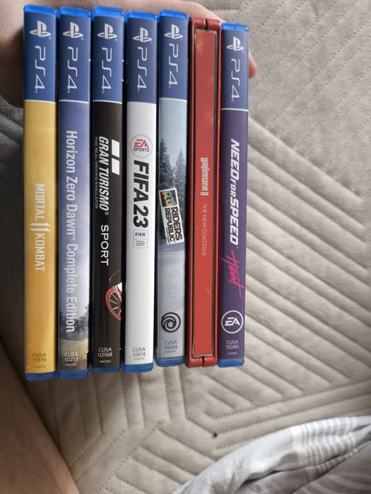 Диски для пс4 (7штук)