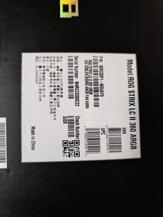 Водно охлаждане за процесор ASUS ROG STRIX LC II 360 ARGB, AIO за AMD AM5 Сокет
