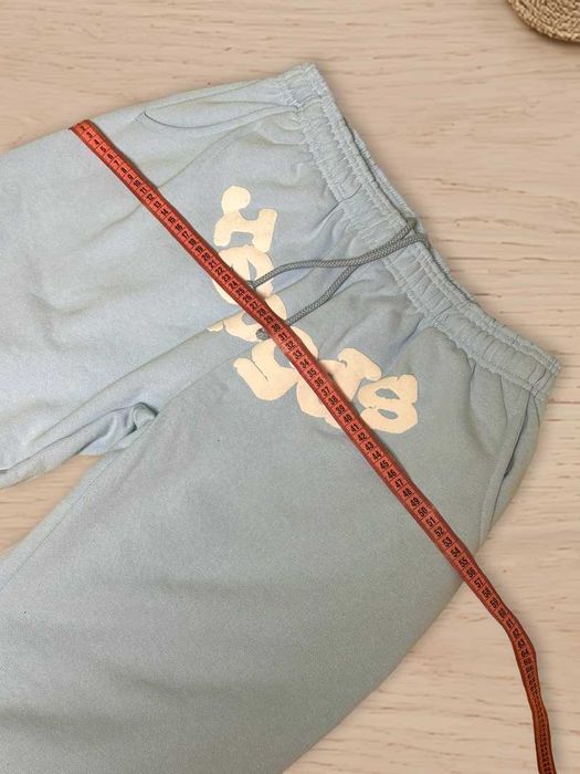 Pantaloni de trening Sp5der baby blue, mărimea L, noi, streetwear