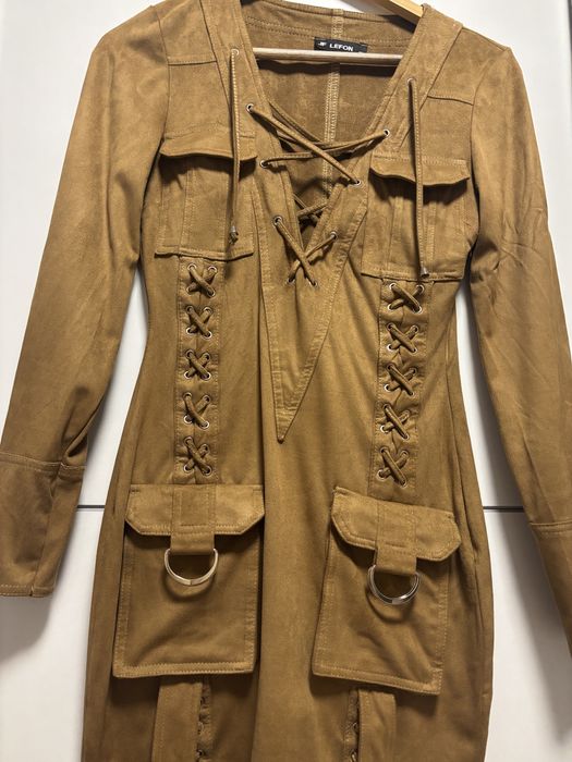 Rochie din piele Nabucco