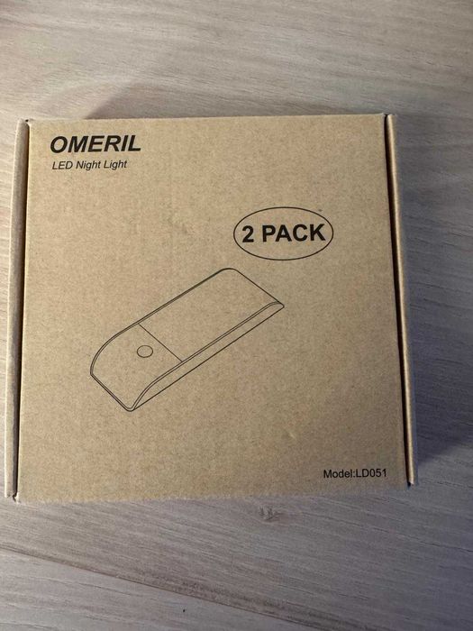 Set 2 lămpi LED OMERIL cu senzor de mișcare, reîncărcabile USB – Noi