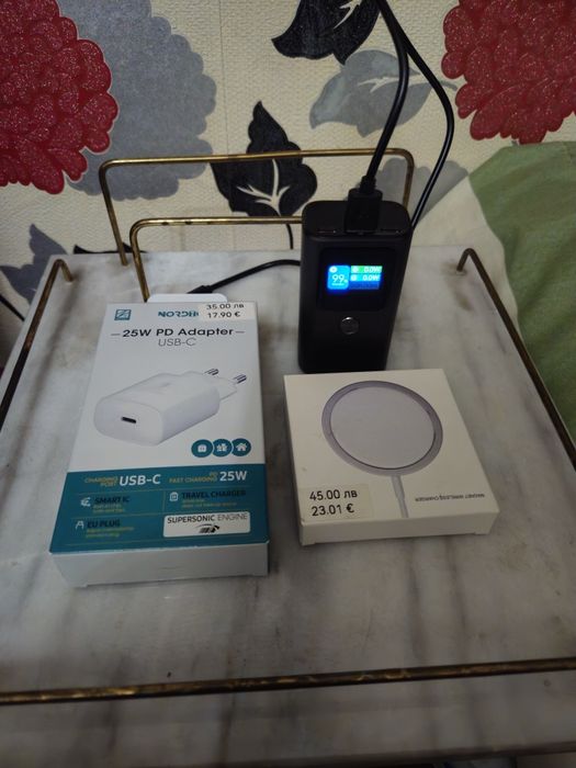 Външна батерия, адаптор, селфи стик, безжично з-но