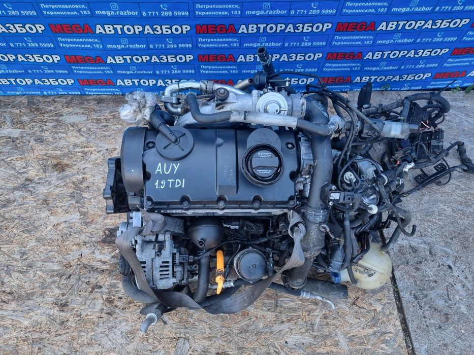Двигатель AUY 1.9 TDI на шаран