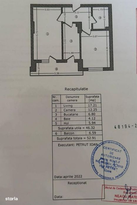 Apartament 2 camere | Progresul | Parcare inclusă | Centrală proprie
