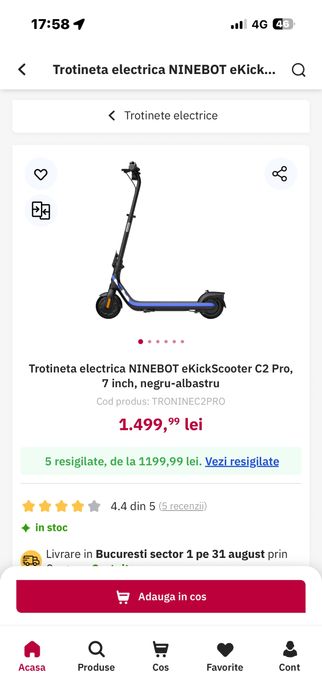 Tricicleta electrica copii
